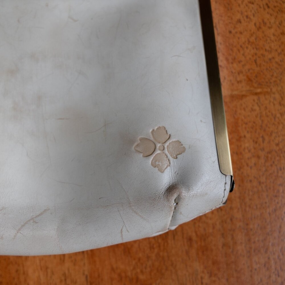 PATRICIA NASH Ivory Tooled Leather Floral Purse Bag - Picture 10 of 10